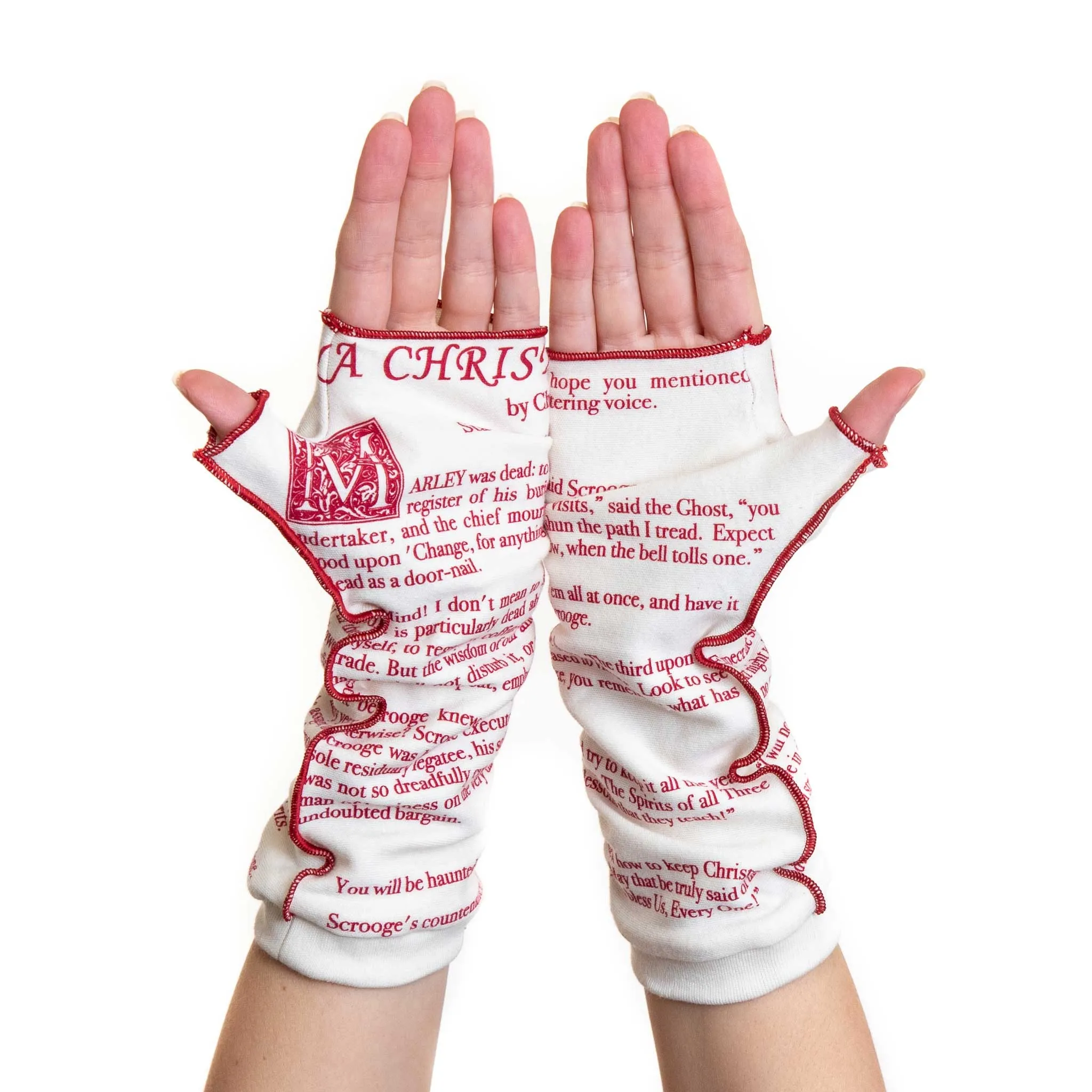 A Christmas Carol Writing Gloves