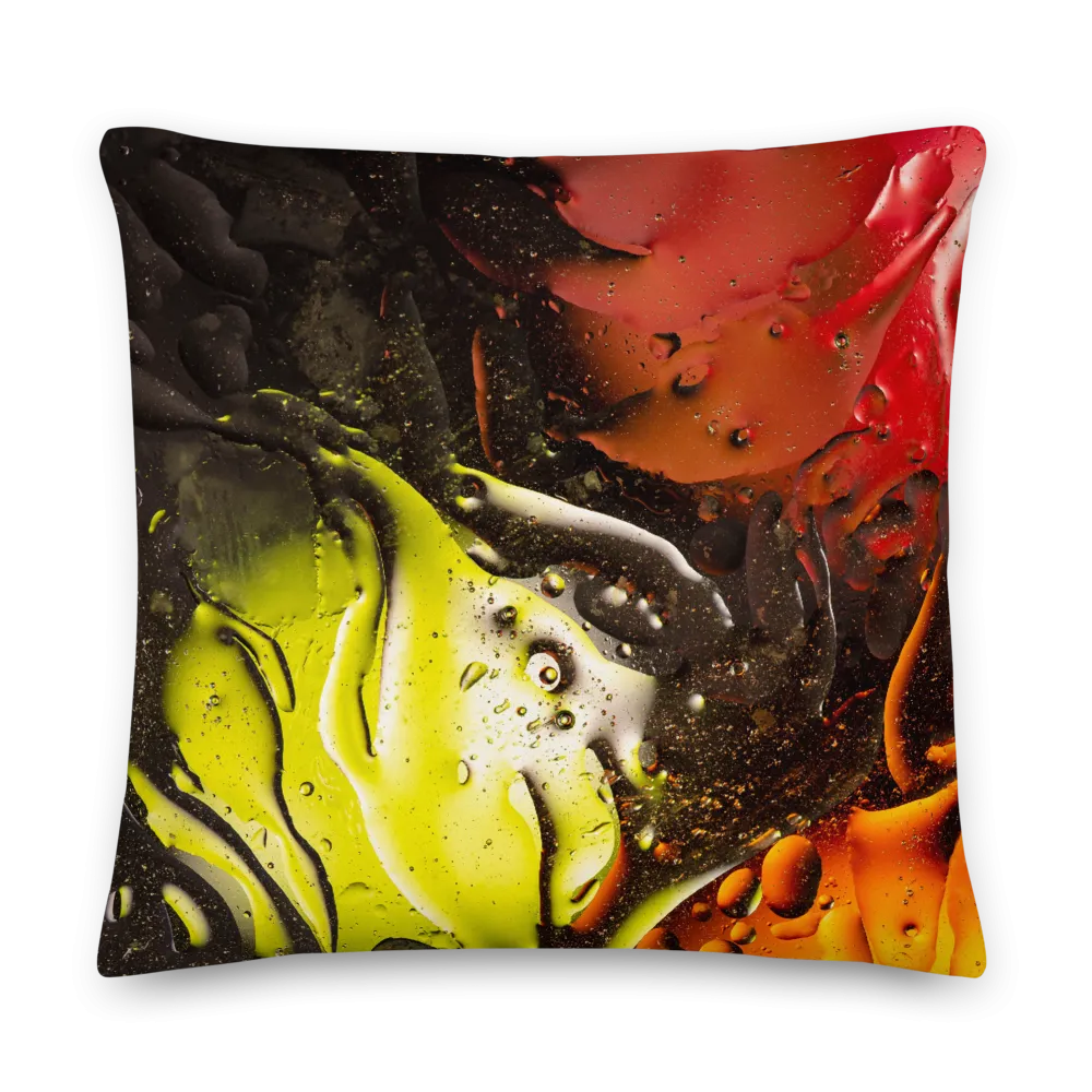 Abstract 02 Premium Square Pillow