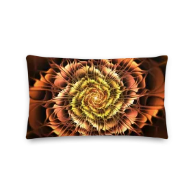 Abstract Flower 01 Rectangle Premium Pillow