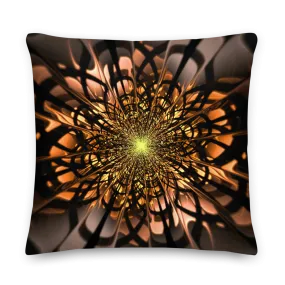 Abstract Flower 02 Square Premium Pillow