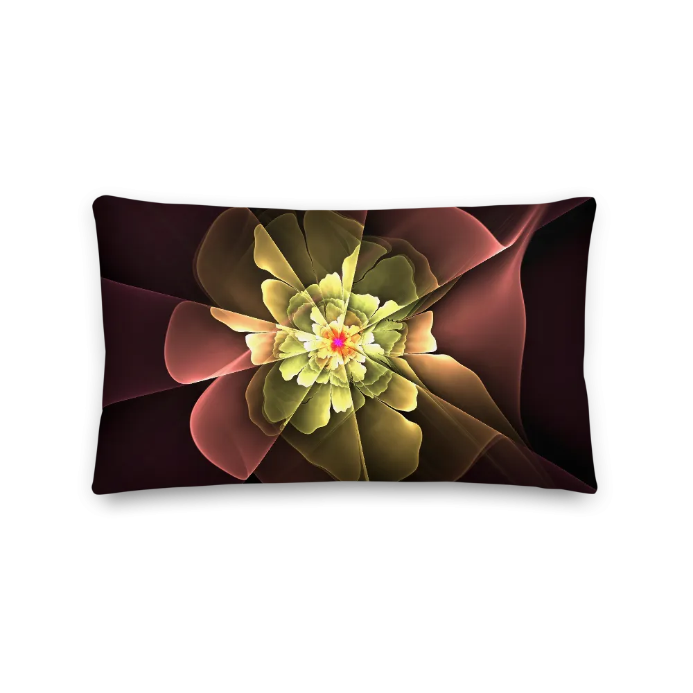 Abstract Flower 04 Rectangle Premium Pillow