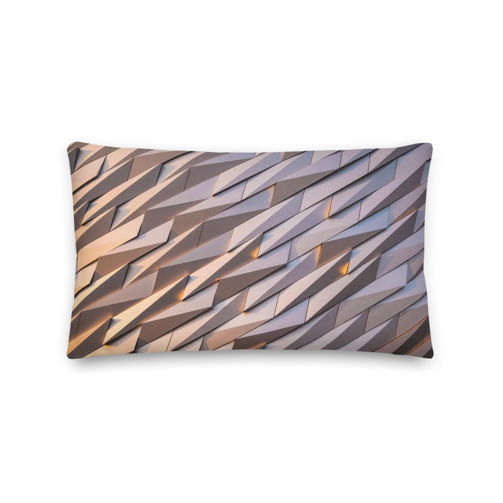 Abstract Metal Rectangle Premium Pillow