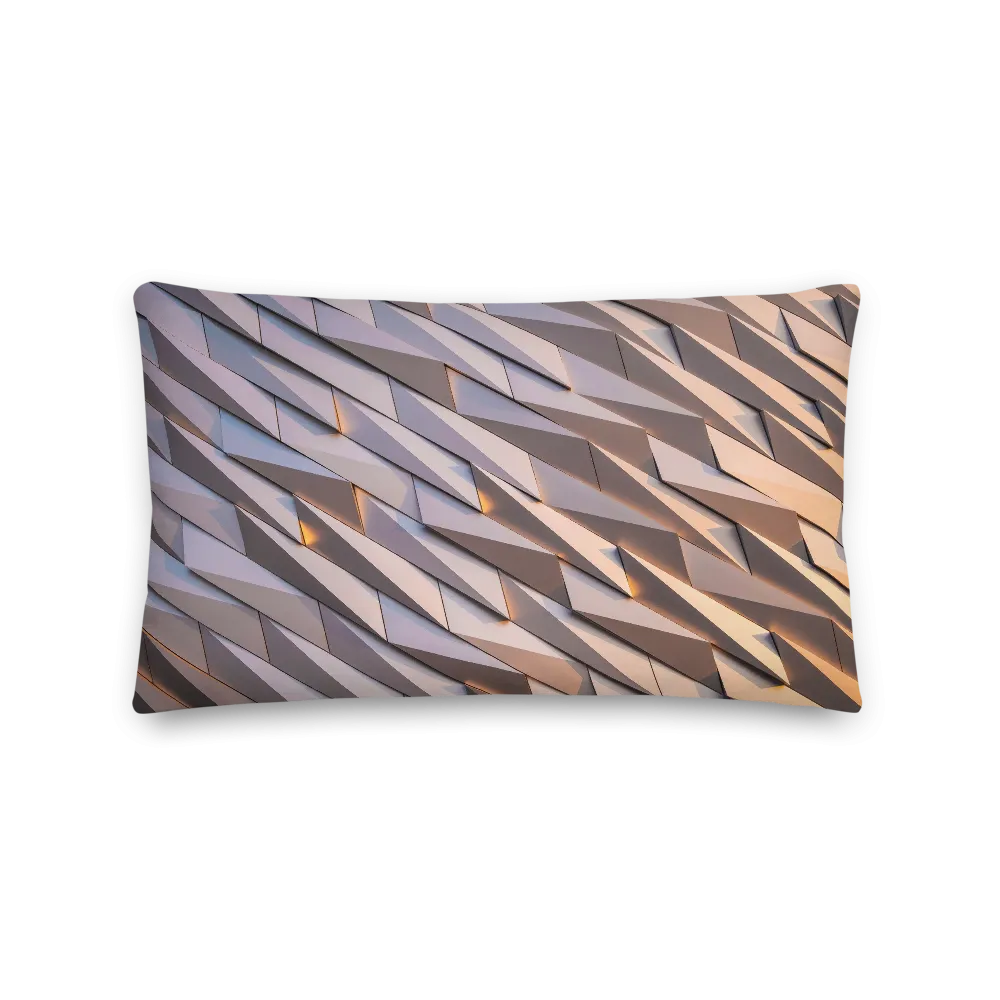 Abstract Metal Rectangle Premium Pillow