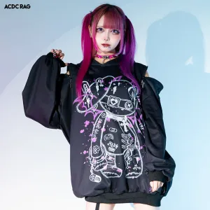 ACDC RAG "Blood" nero hoodie