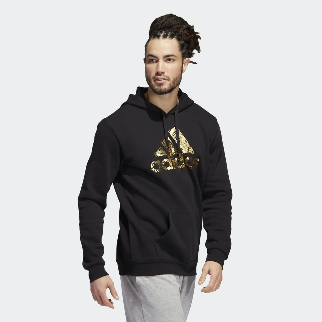 adidas Liquid Foil Badge of Sport Graphic Men's Hoodie