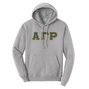 AGR Greek Letter Graphic Hoodie