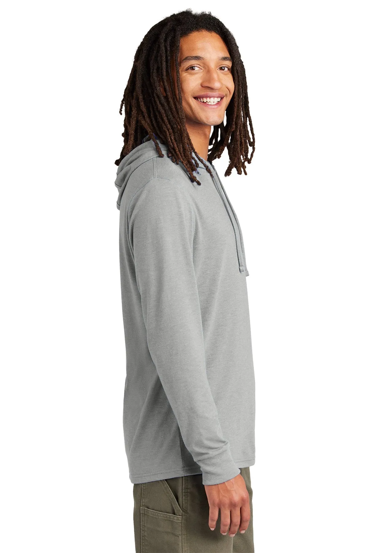 Allmade Unisex Tri-Blend Hoodie Custom Tee's, Aluminum Grey