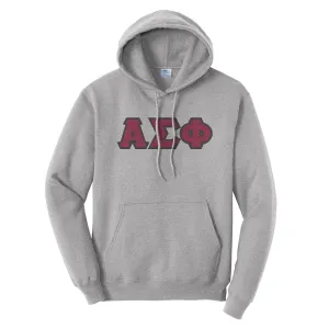 Alpha Sig Greek Letter Graphic Hoodie