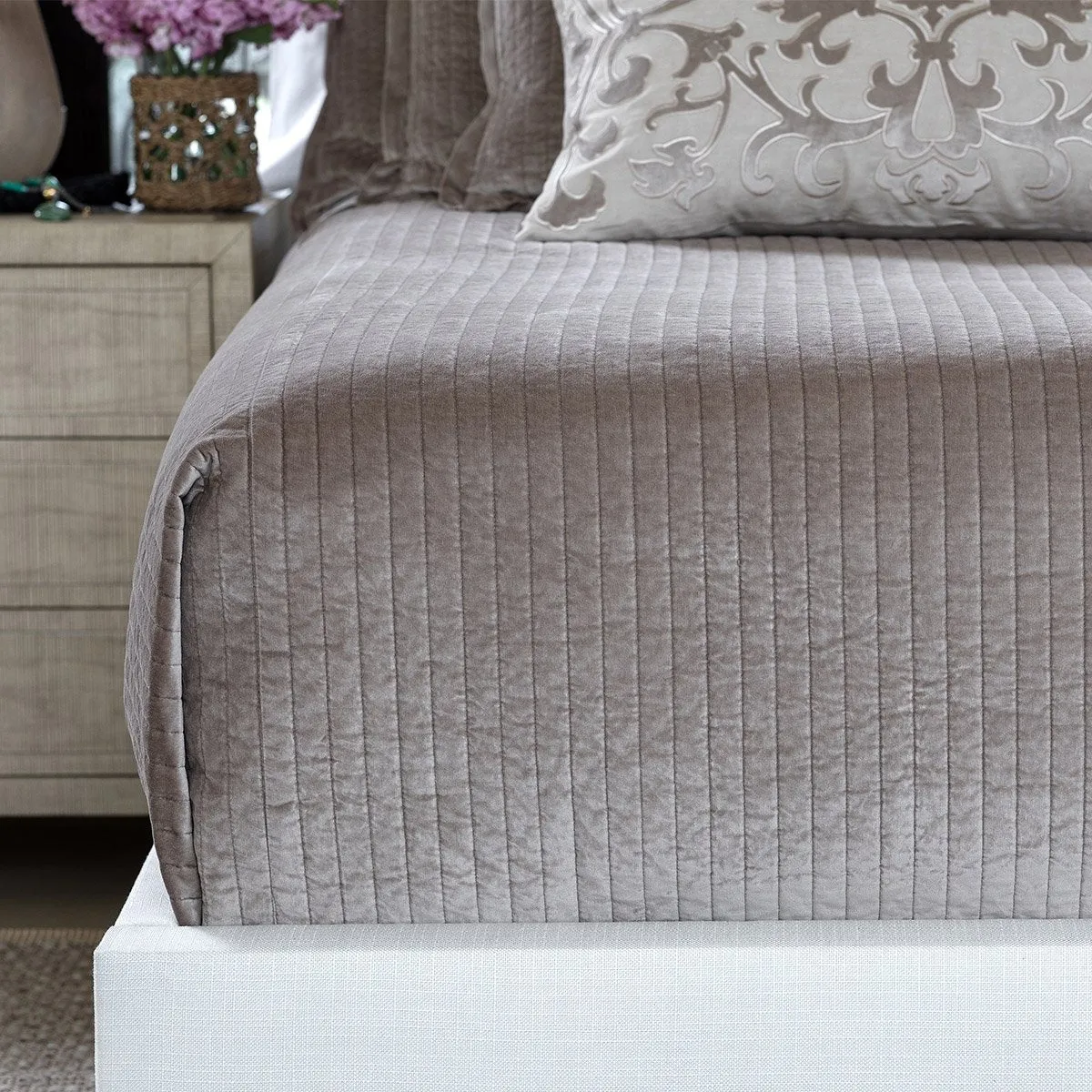 Aria Raffia Velvet Bedding by Lili Alessandra