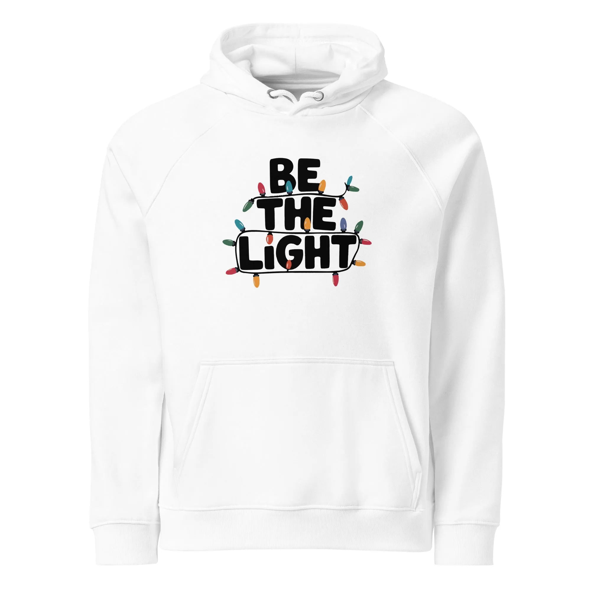 Be The Light Graphic Women Eco Raglan Hoodie