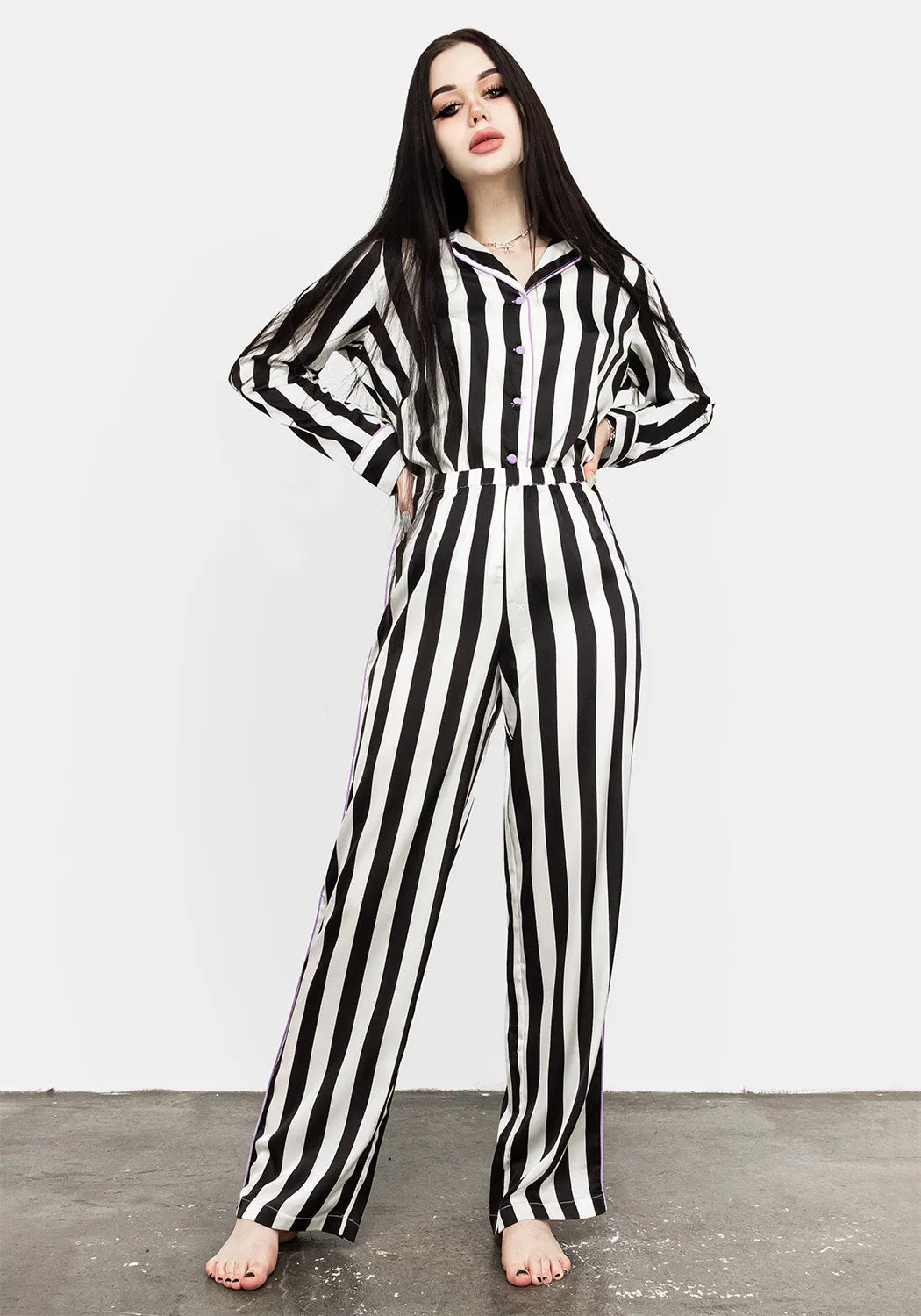 Beetle Pyjama Striped Pants