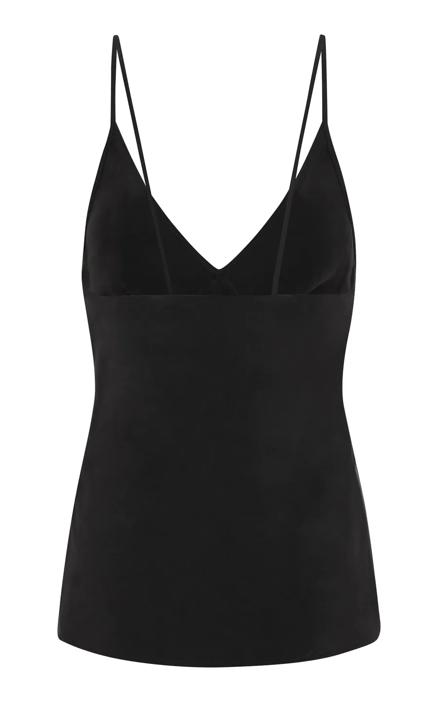 BIAS SILK SINGLET - BLACK