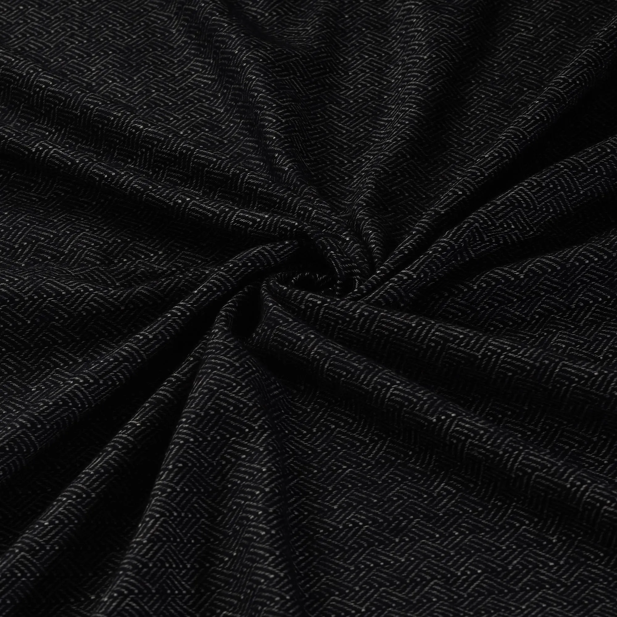 Black - Acrylic Fine Wool Fabric 32