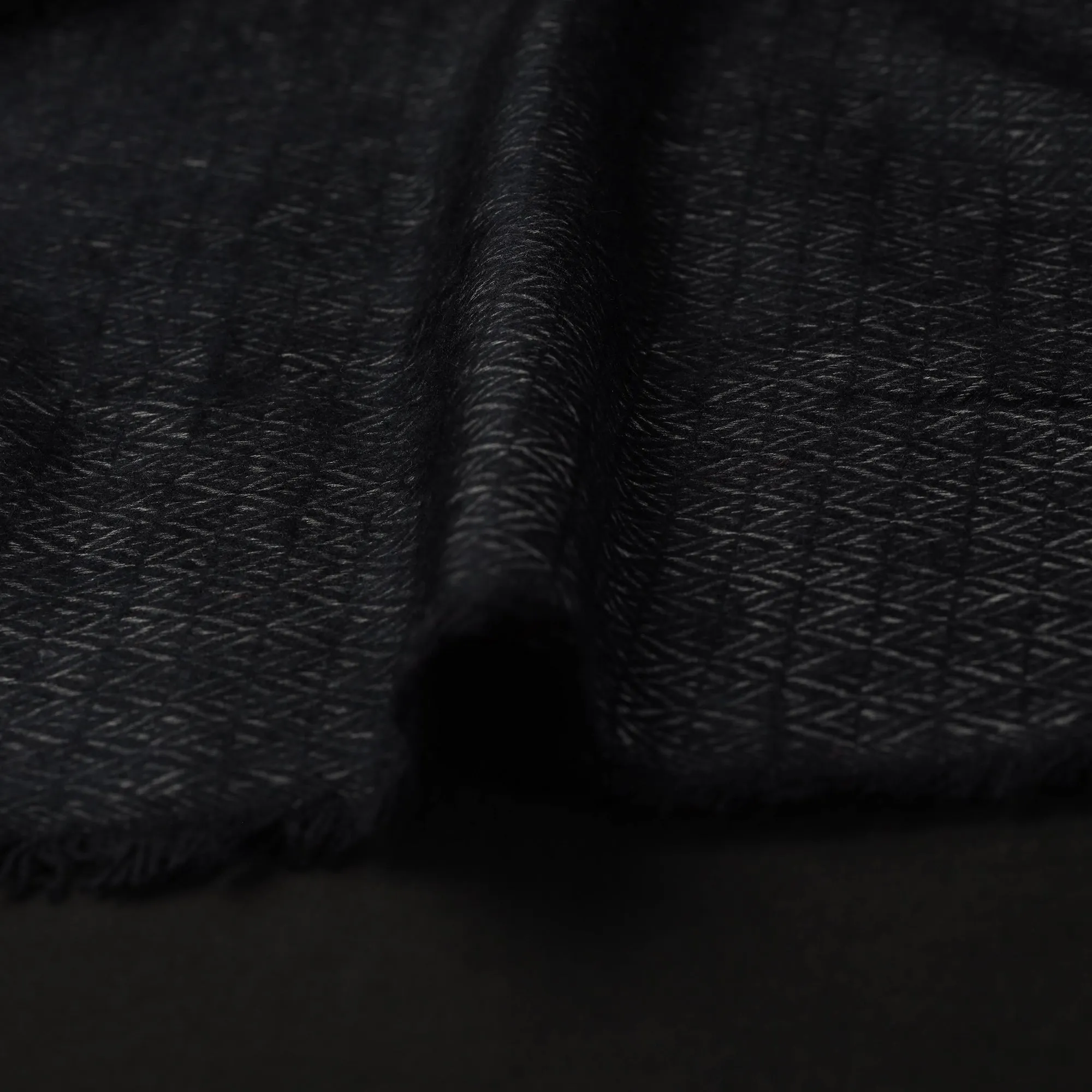 Black - Acrylic Fine Wool Fabric 33