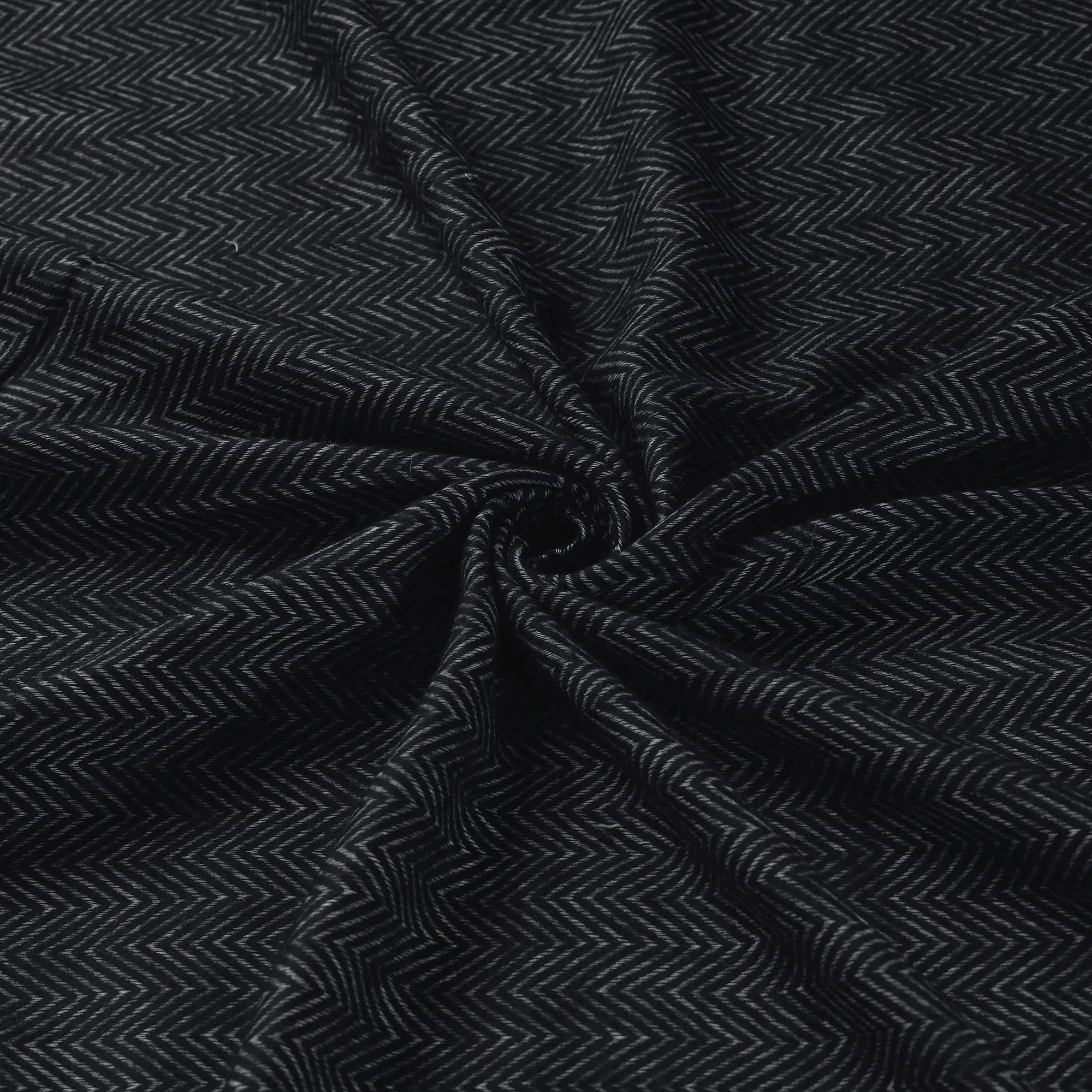 Black - Acrylic Fine Wool Fabric 35