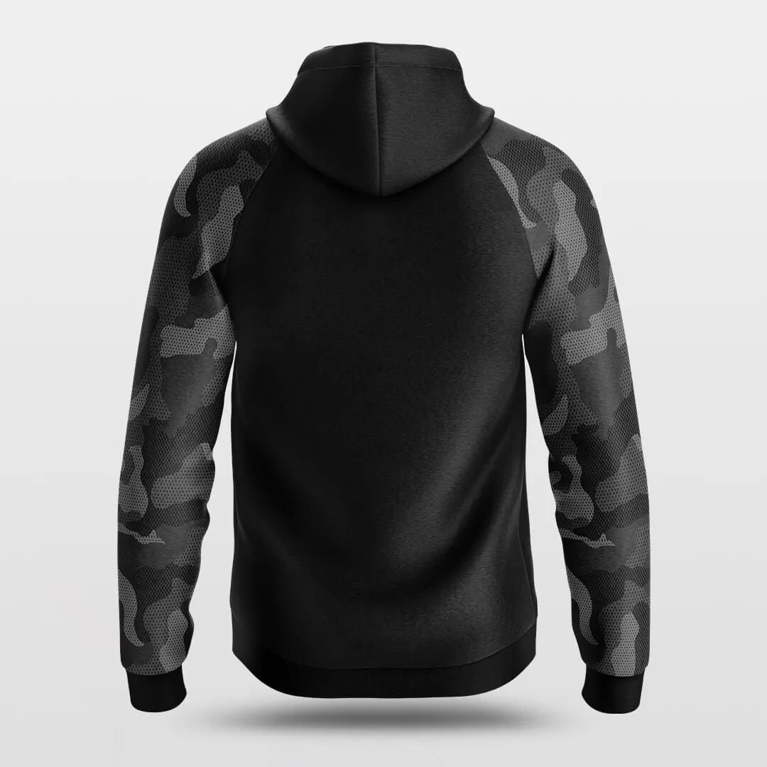 Black Camouflage - Customized Loose-Fit training Hoodie