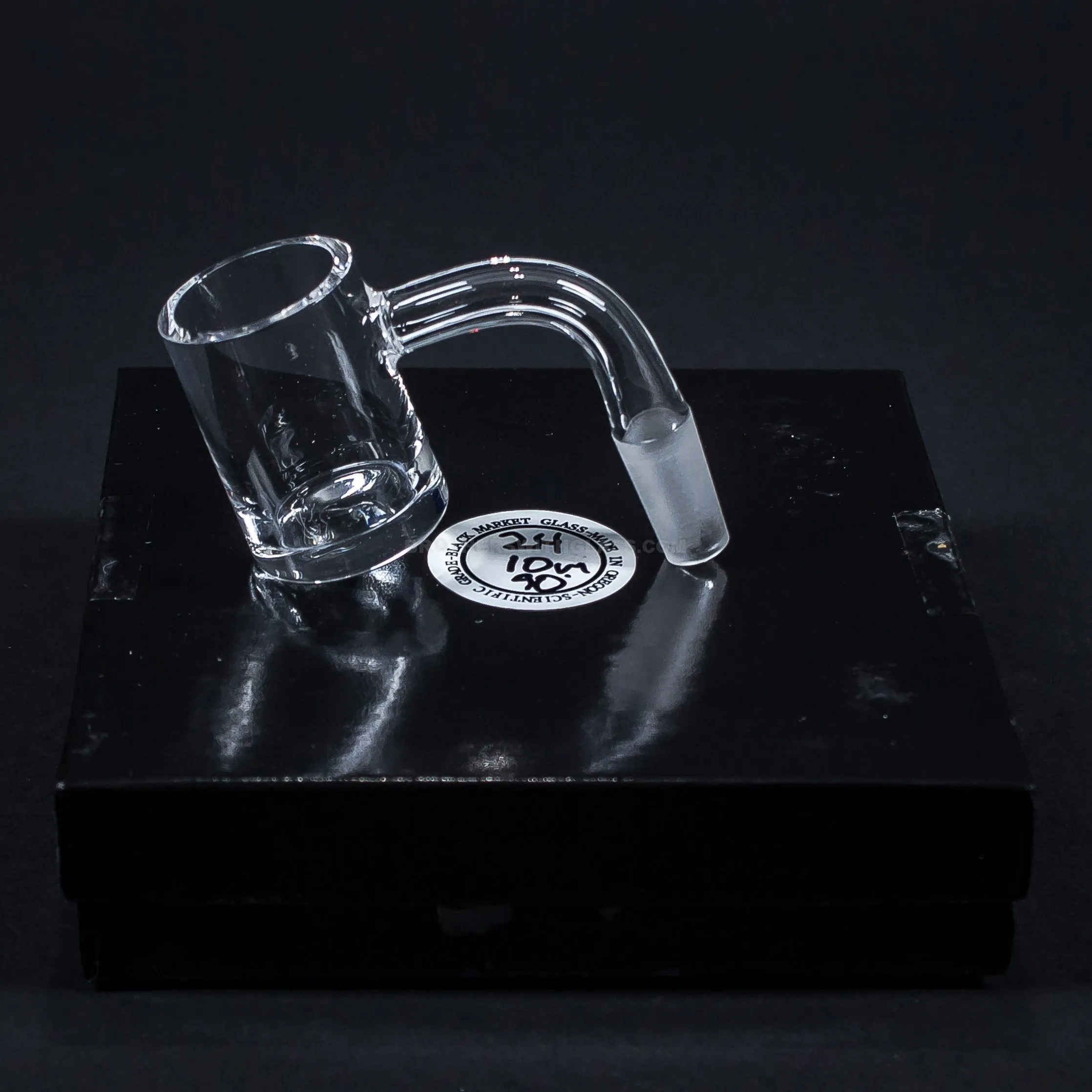 Black Market Glass 24mm 90 Degree Flat Top Quartz Banger