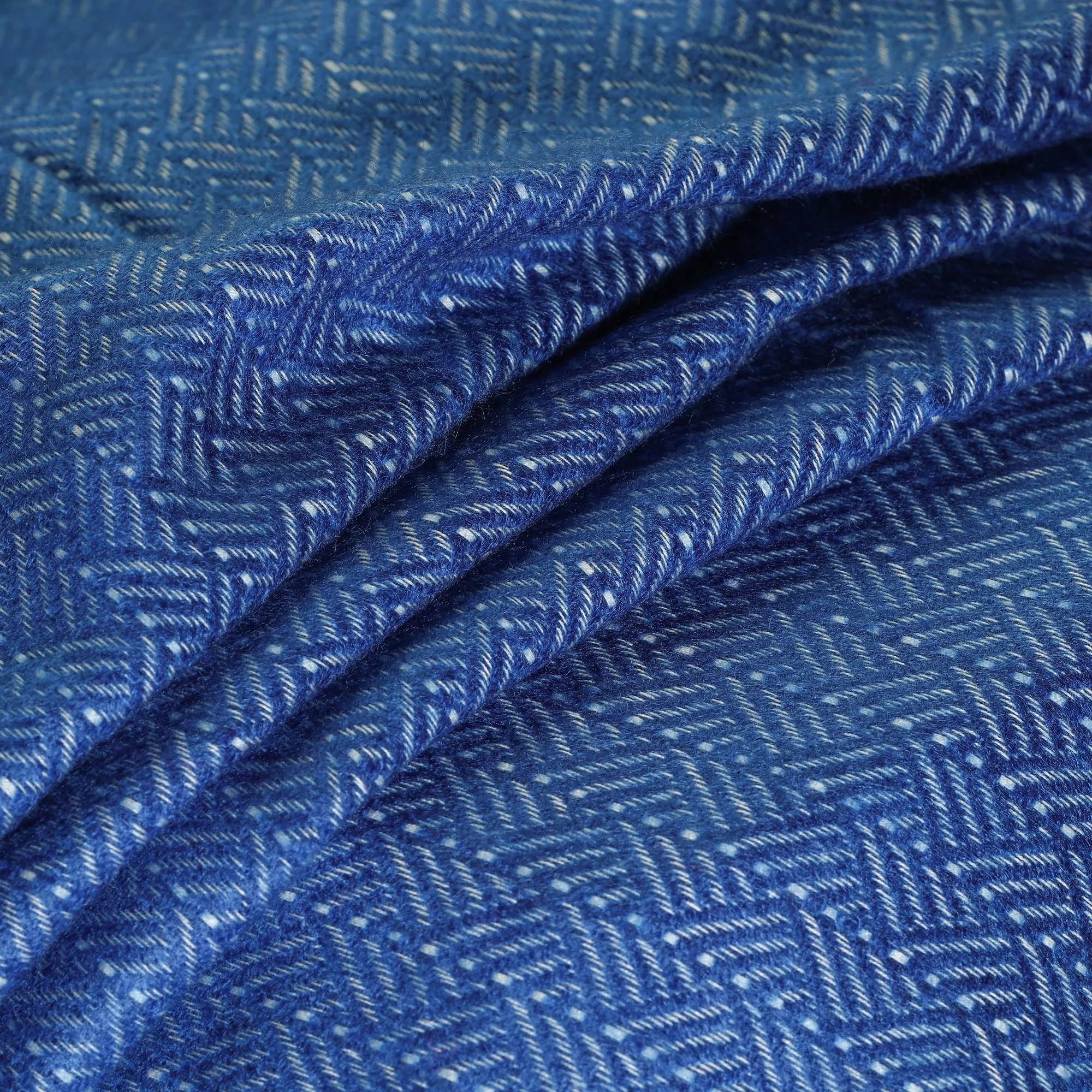 Blue - Acrylic Fine Wool Fabric 22