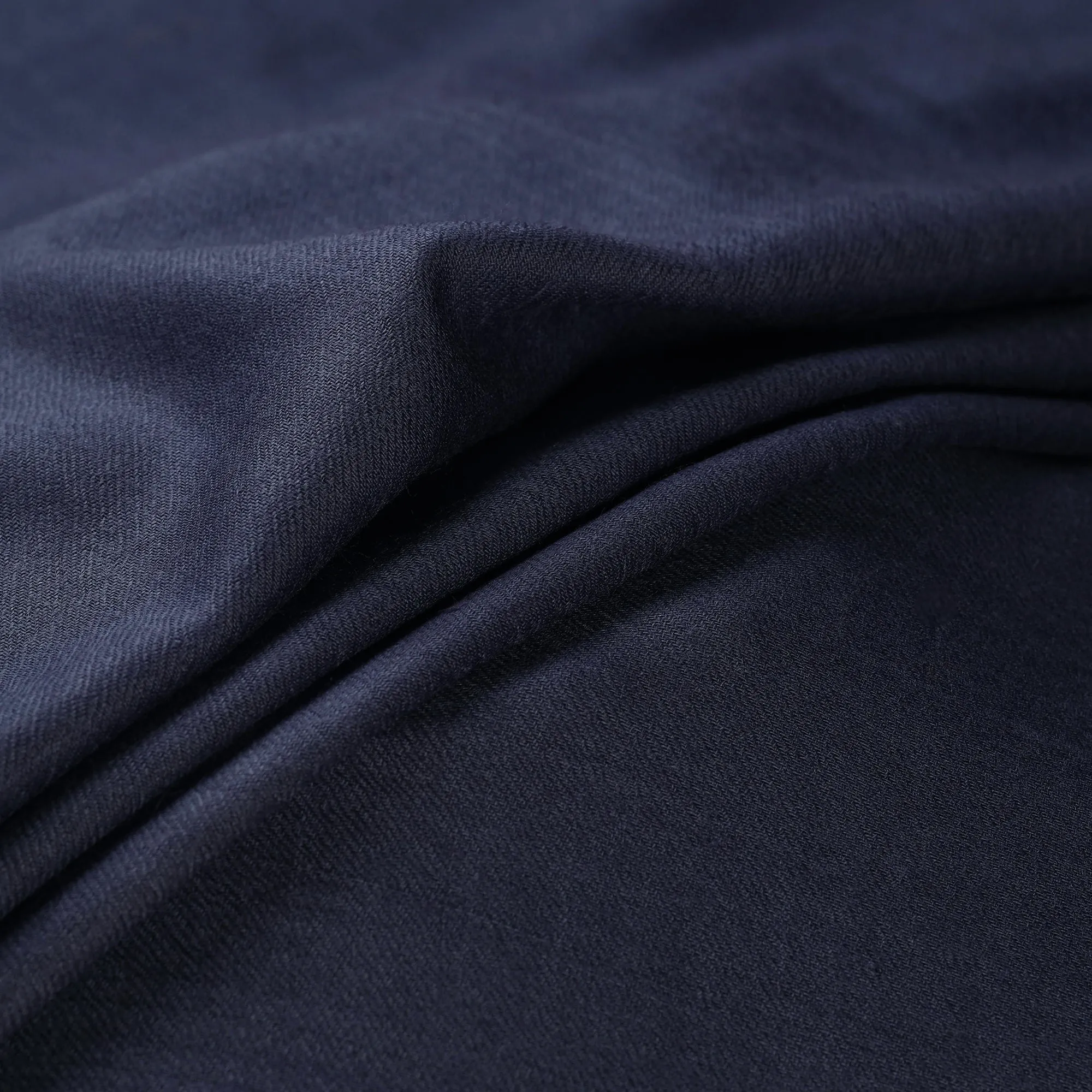 Blue - Plain Merino Wool Fabric 06