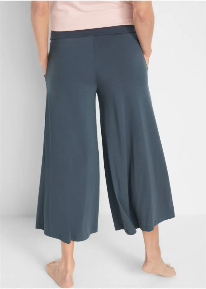 Bpc Bonprix Collection calf-length culottes, blue