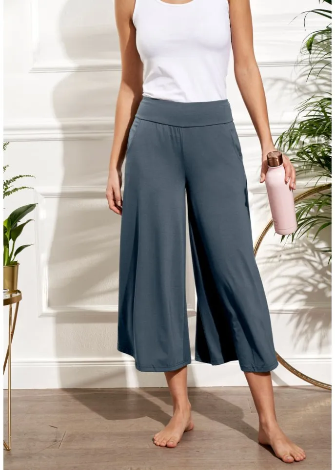 Bpc Bonprix Collection calf-length culottes, blue