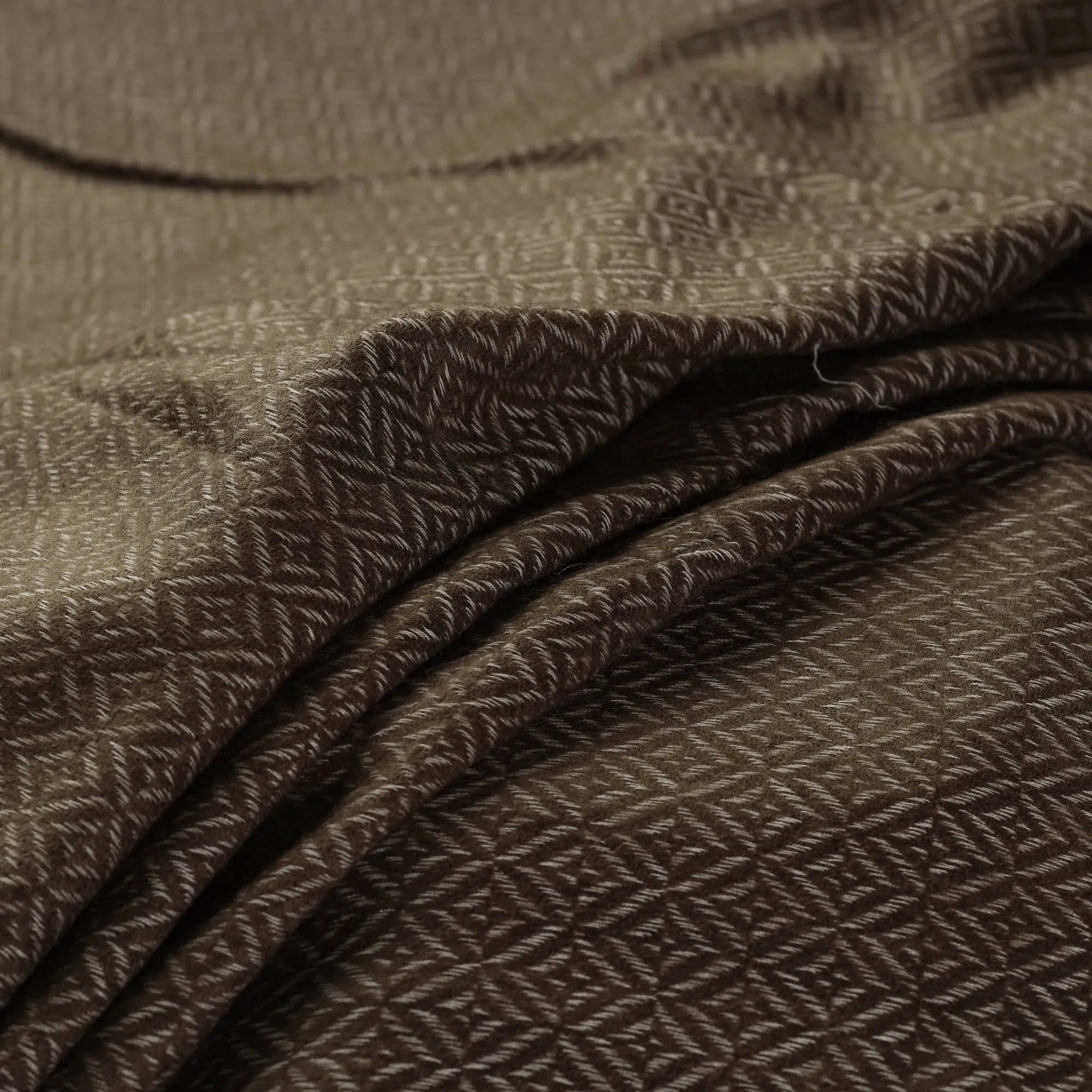 Brown - Acrylic Fine Wool Fabric 29