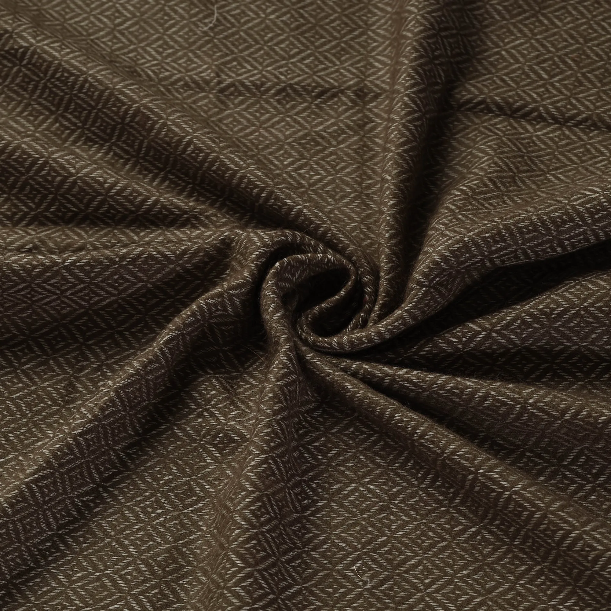 Brown - Acrylic Fine Wool Fabric 29