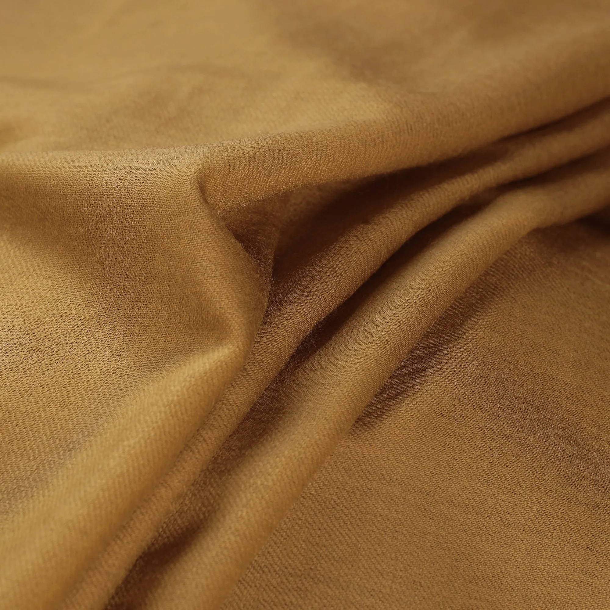 Brown - Plain Merino Wool Fabric 05