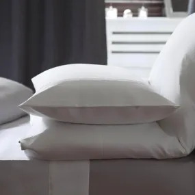 Brushed Cotton Pillowcase Pair - White