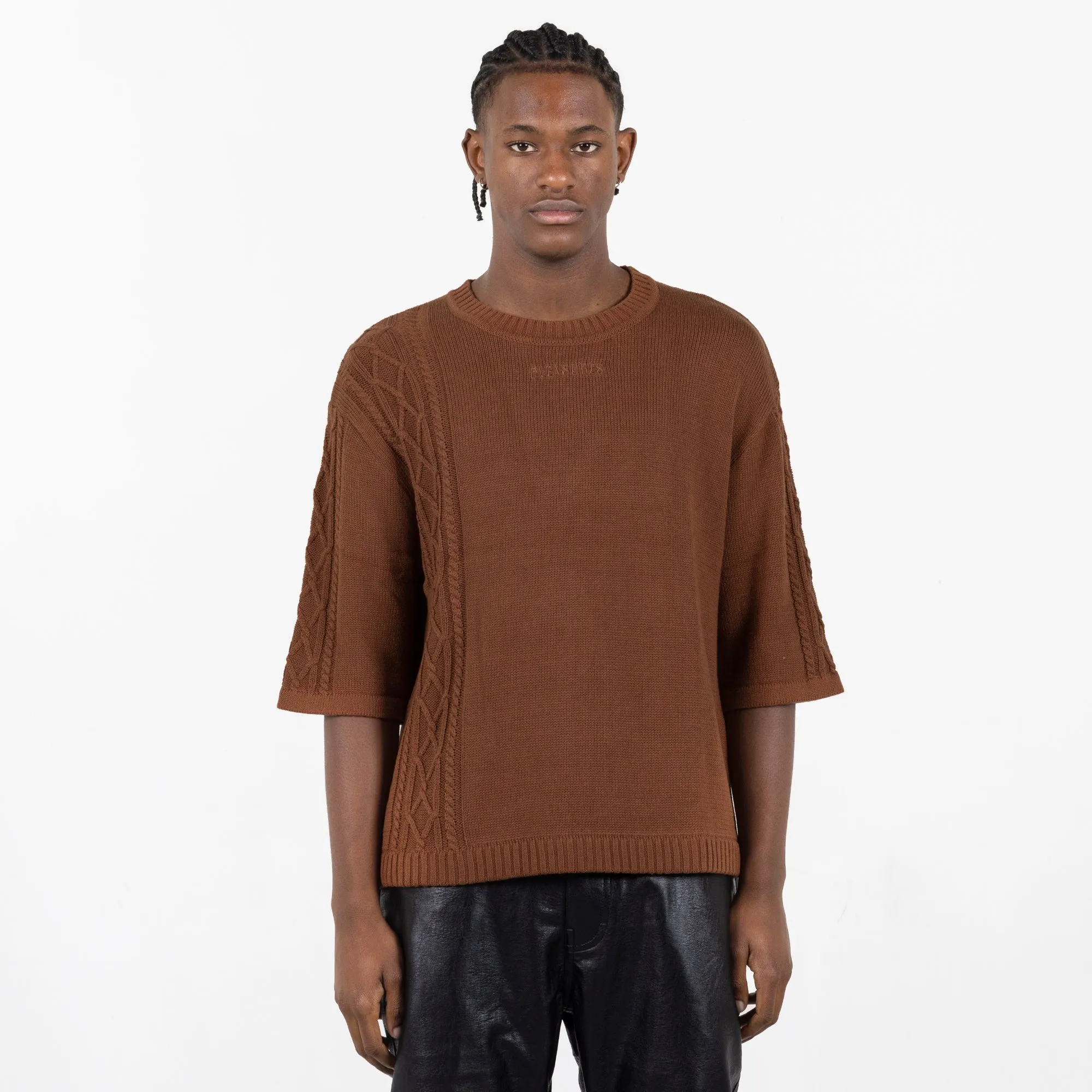 CHARLIE MOCK NECK KNIT SHIRT