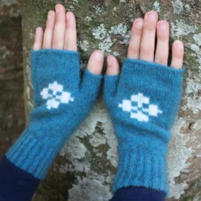 Children's Fingerless Possum Merino Gloves