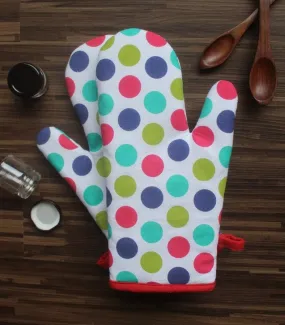 Cotton Singer Dot Oven Gloves Pack Of 2