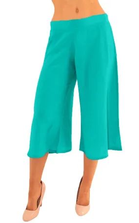 Culottes Elastic Waist Trousers