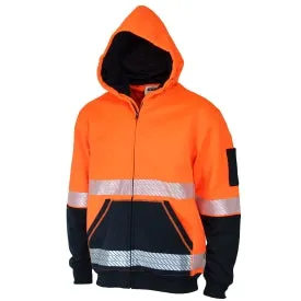 DNC Hi Vis Segmented Tape Full Zip Hoodie (3530)