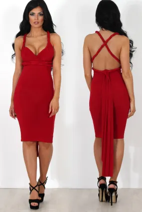 Emma Oxblood Multiway Dress