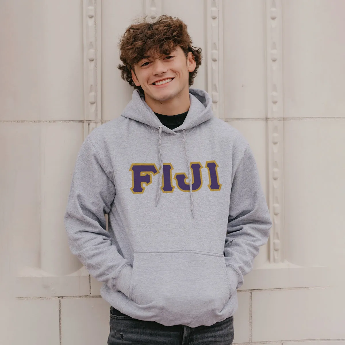 FIJI Greek Letter Graphic Hoodie