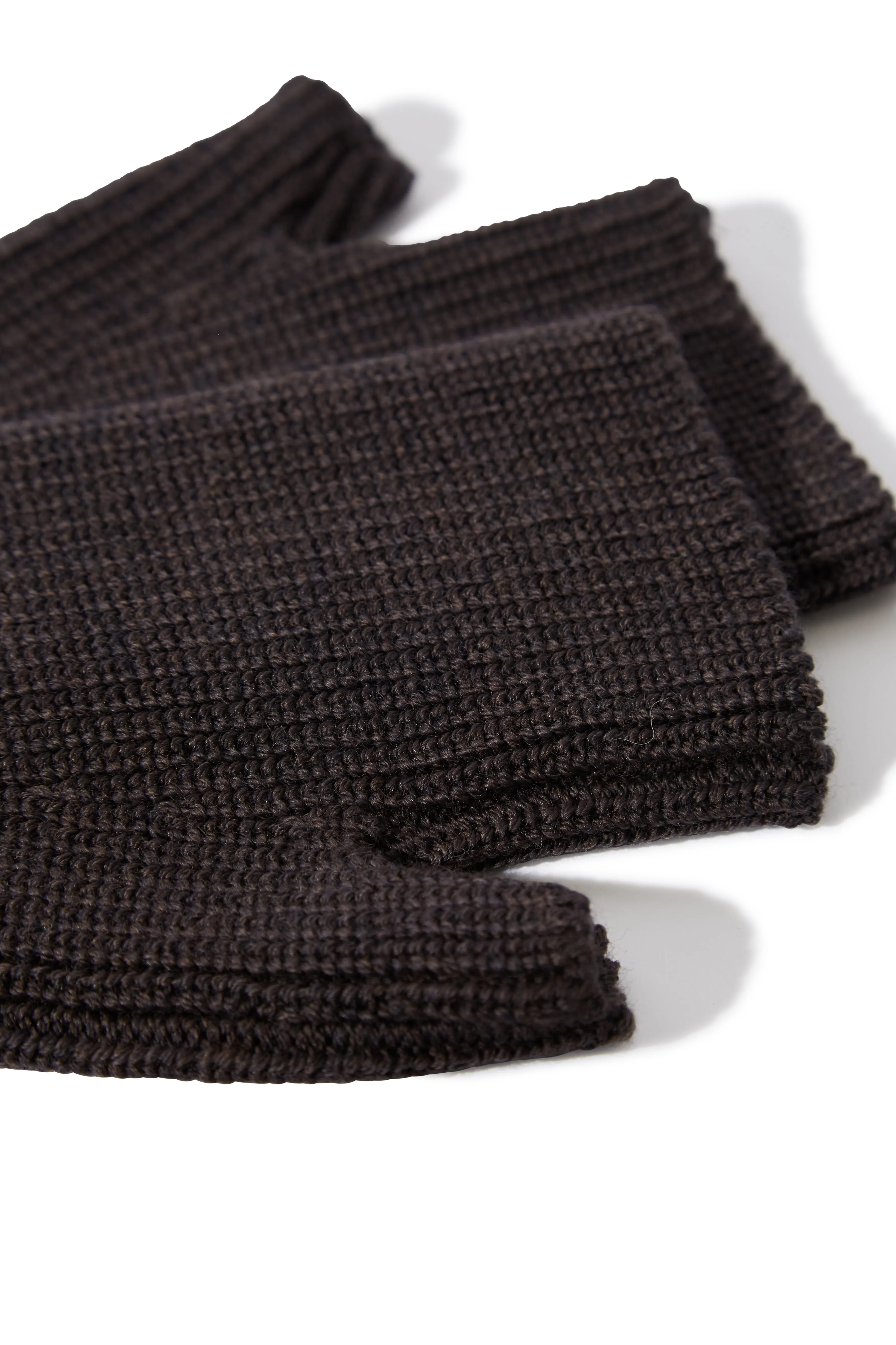 FINGERLESS GLOVES IN EXTRA FINE MERINO WOOL