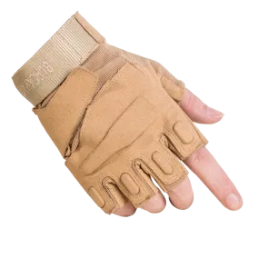 Fingerless Gloves - Tan