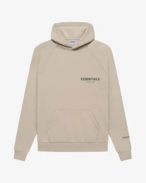 FOG ESSENTIALS FW21 CHEST REFLECTIVE LOGO TAN HOODIE