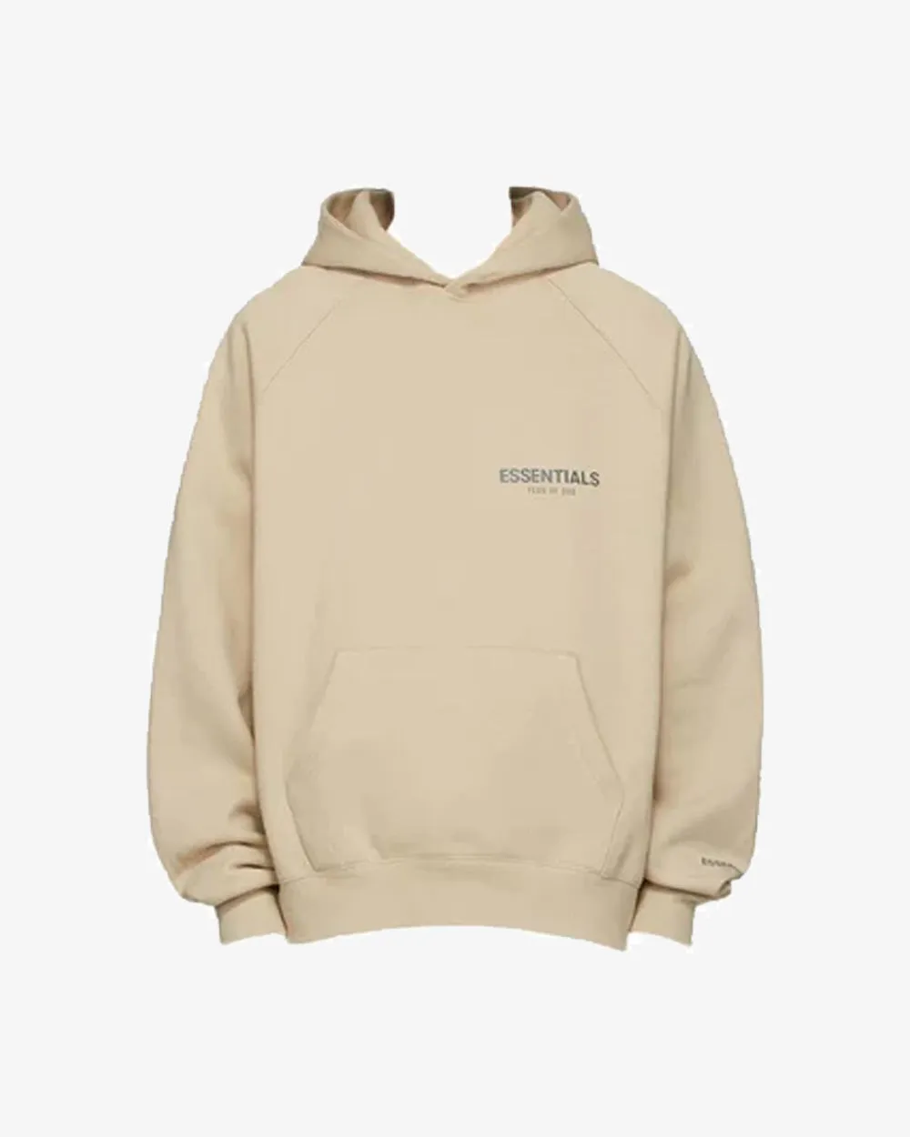 FOG ESSENTIALS FW21 REFLECTIVE LOGO LINEN HOODIE