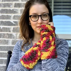 Freeform Gauntlet Crochet Pattern