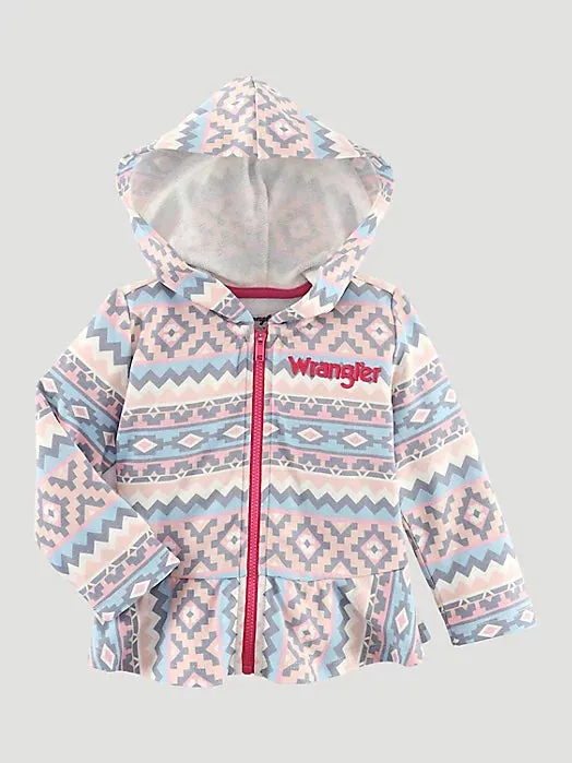 Girl's Wrangler Aztec Zip Hoodie