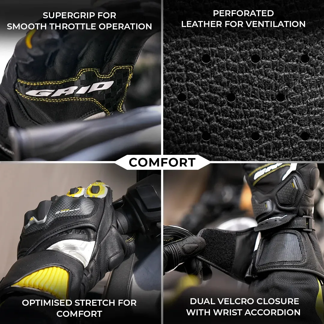 GRID MK3 – FULL GAUNTLET RIDING GLOVES