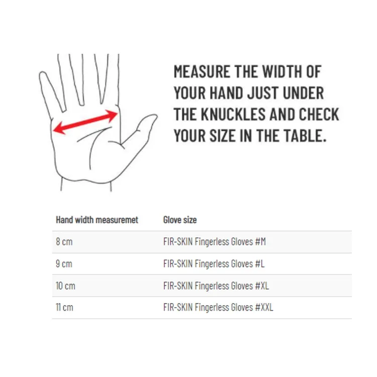 Guideline Fir-Skin Fingerless Gloves