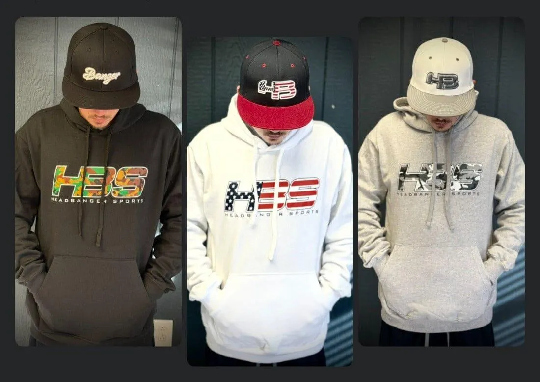 Headbanger Sports Exclusive HBS Patriot Series Fleece Hoodie: