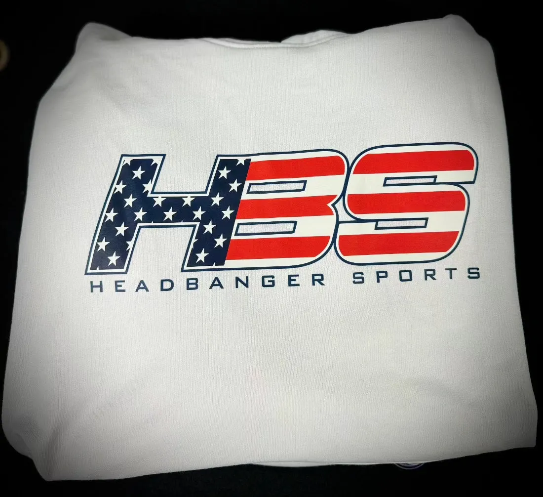 Headbanger Sports Exclusive HBS Patriot Series Fleece Hoodie: