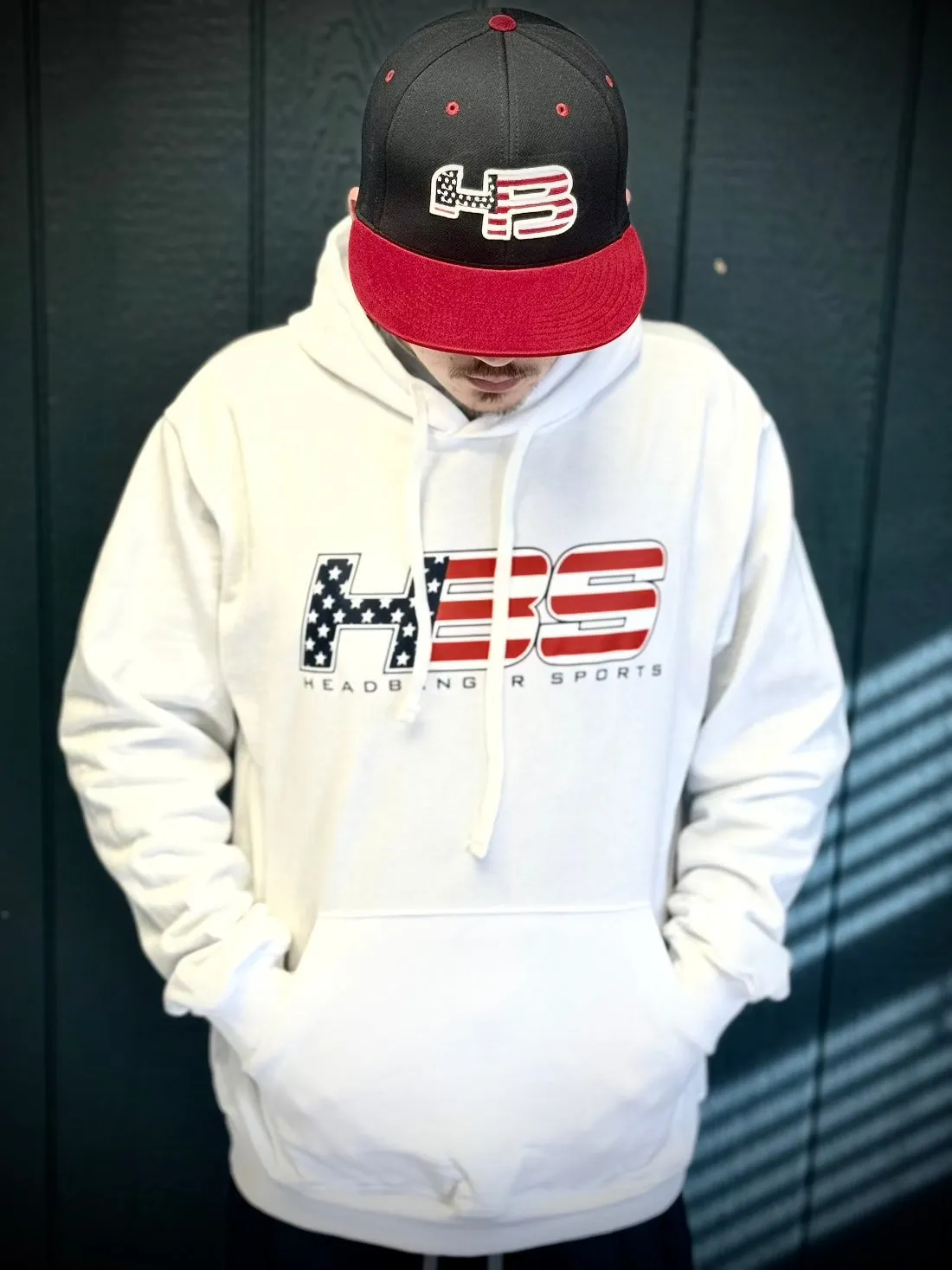 Headbanger Sports Exclusive HBS Patriot Series Fleece Hoodie: