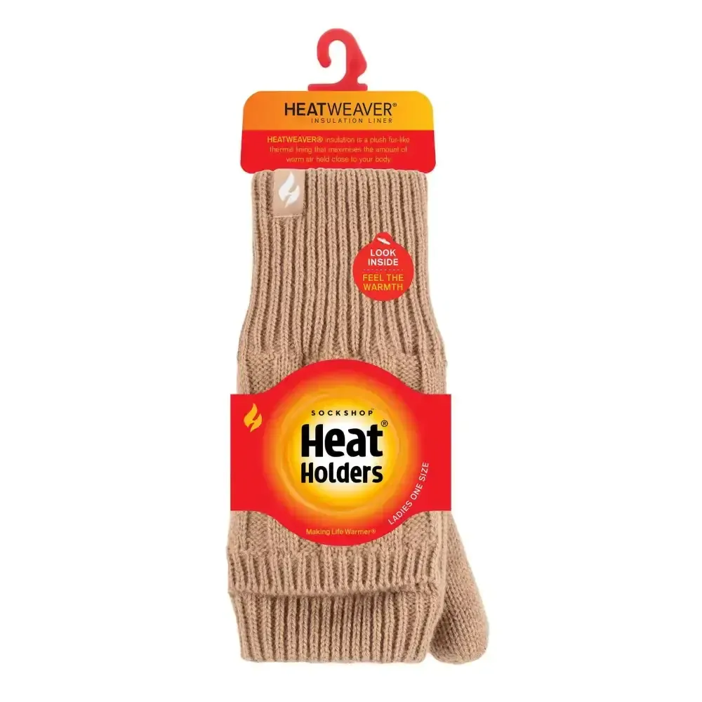 Heat holders - ladies converter gloves (beige)