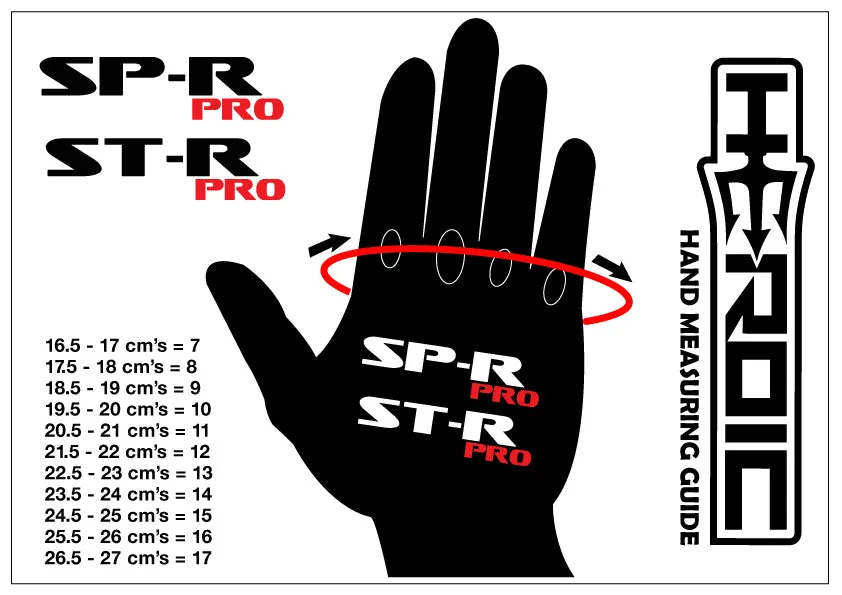 HEROIC SP-R Pro V1 Gloves - Black