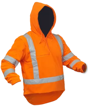 Hi Vis TTMC X-Back Polar Fleece Hoodie